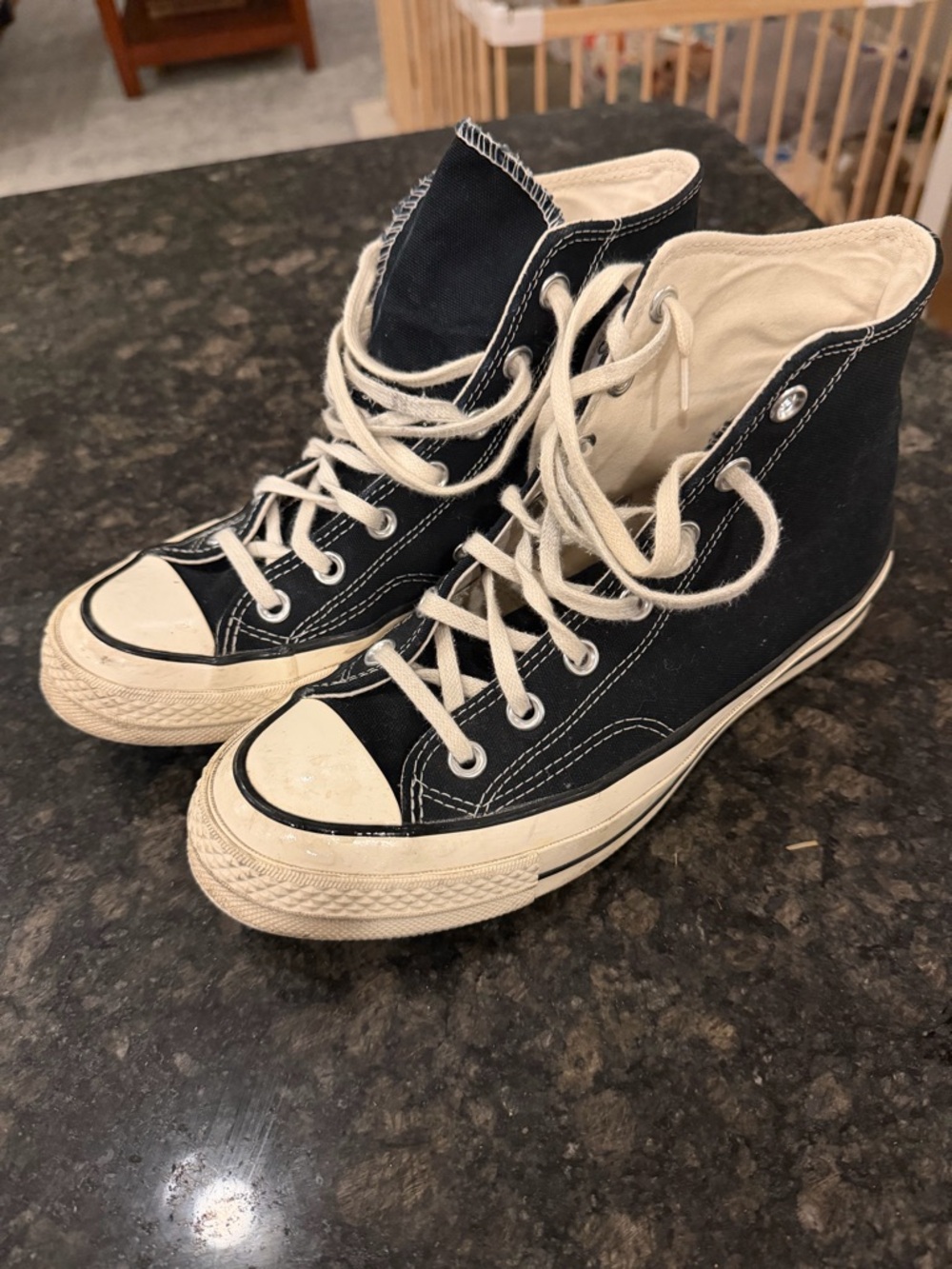 Converse Chuck Taylor High Top Sneakers in Black